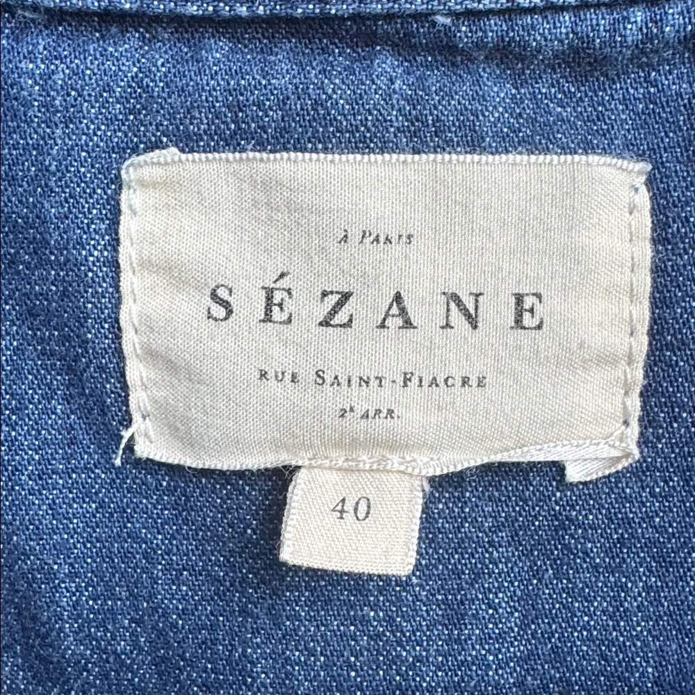 Sezane Tomboy Denim Shirt - Picture 7 of 9
